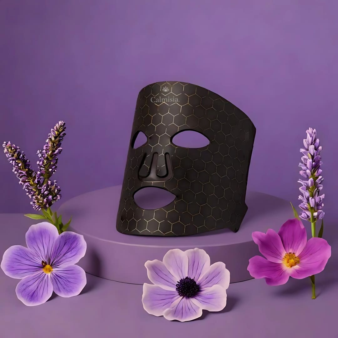 CalmiGlowMask : La photothérapie pour une peau revitalisée.