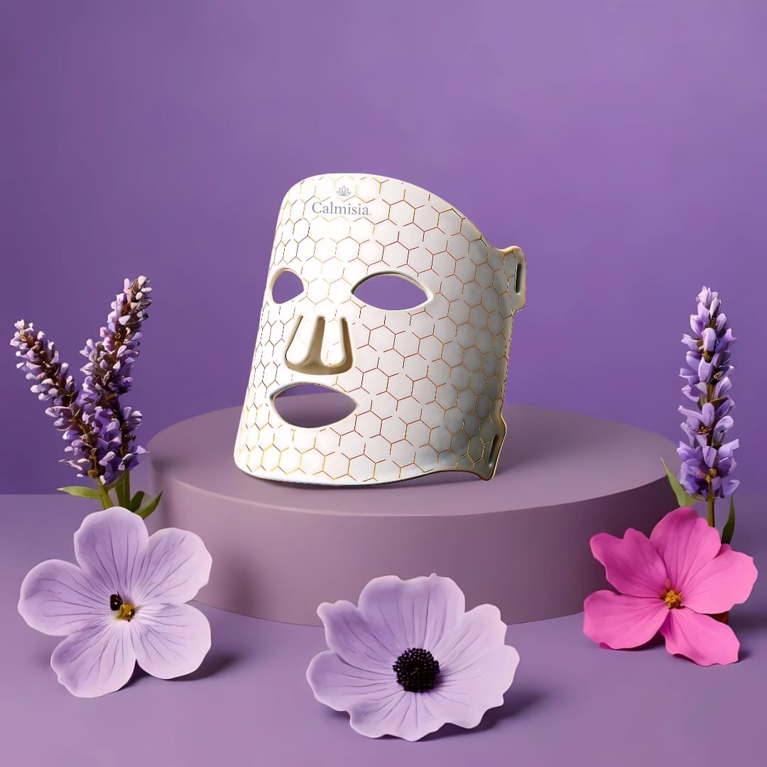 CalmiGlowMask : La photothérapie pour une peau revitalisée.