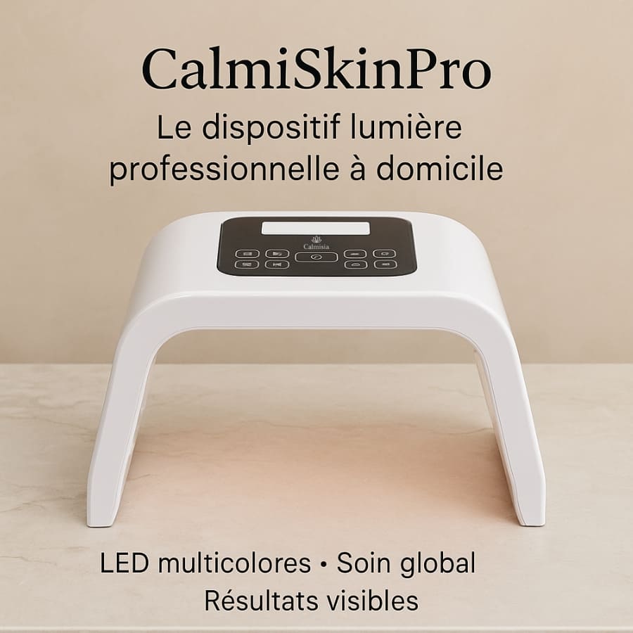 CalmiSkinPro : Le dispositif lumière professionnelle à domicile.