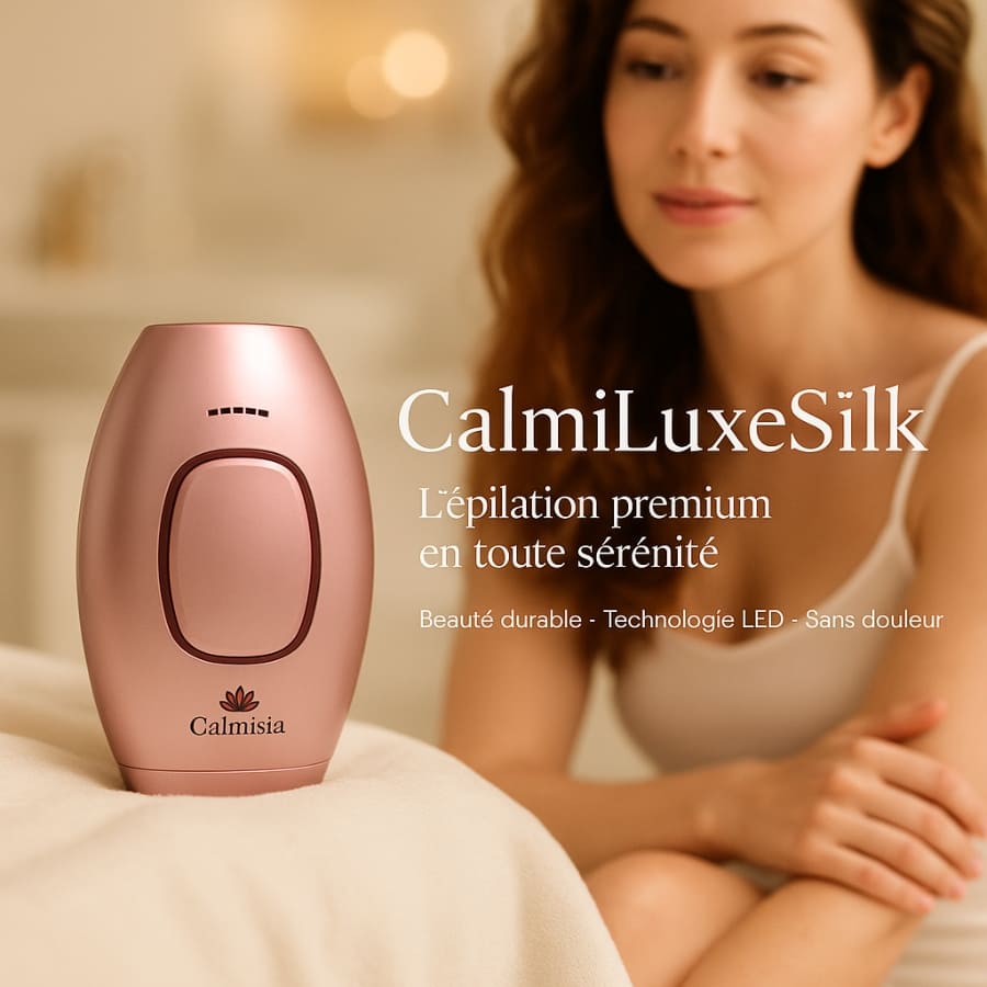 CalmiLuxeSilk : L’épilation premium en toute sérénité.
