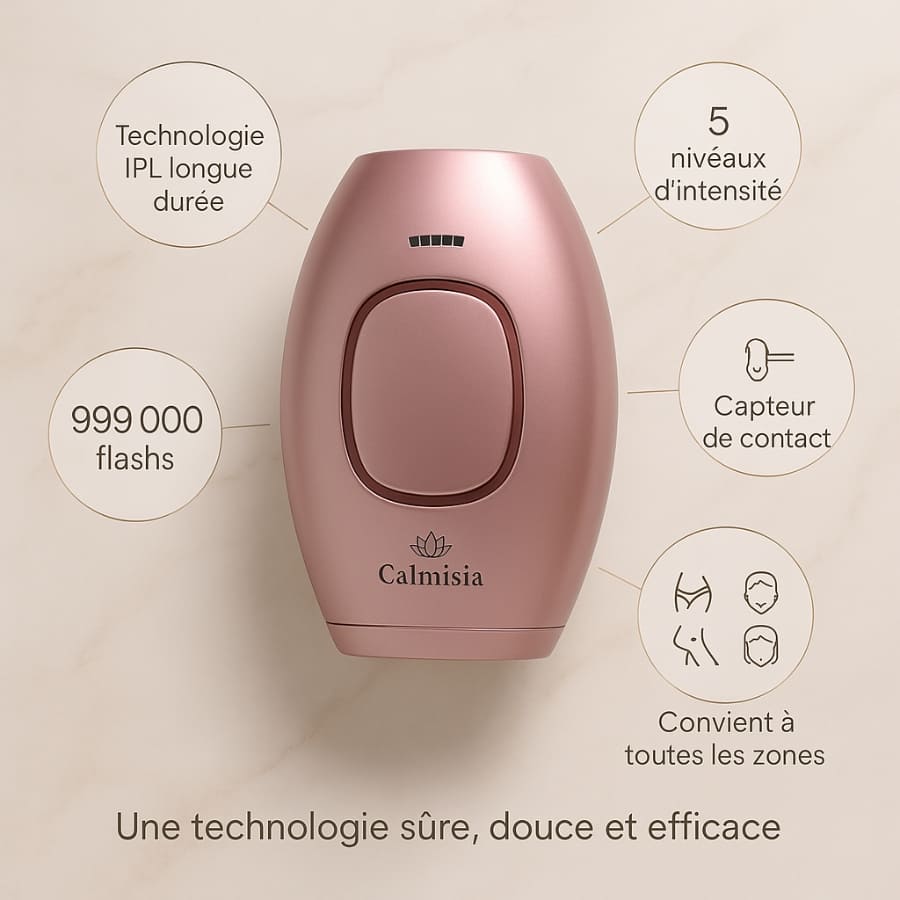 CalmiLuxeSilk : L’épilation premium en toute sérénité.