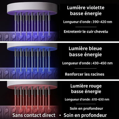 CalmiHairLux – La brosse intelligente pour des cheveux éclatants