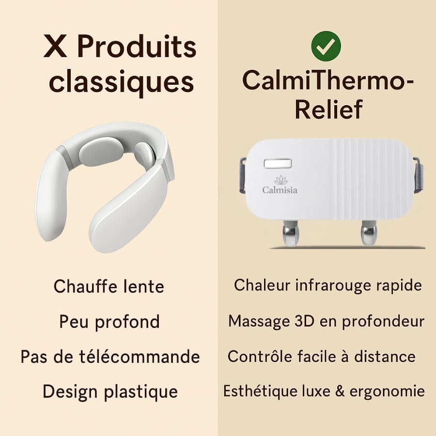 CalmiThermoRelief – Appareil de massage chauffant avancé